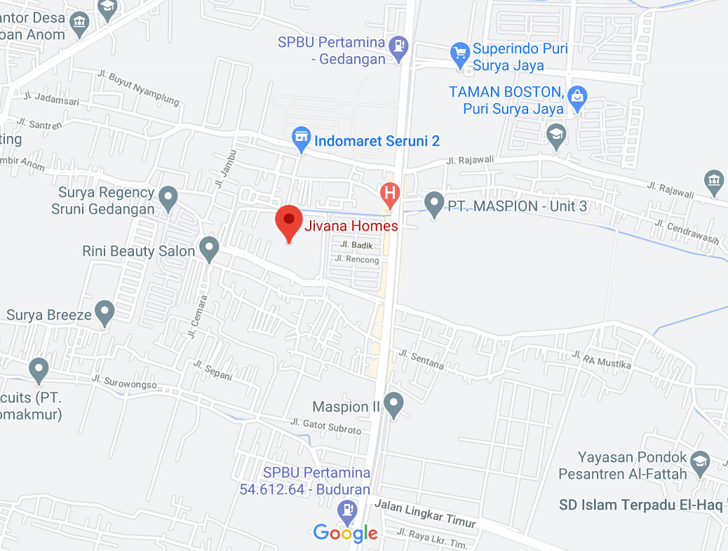 Lokasi The Jivana Homes